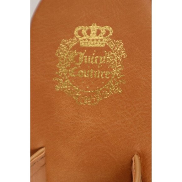 Juicy Couture Women's Cork Wedge Sandals‎ with Gold Accents Size 9.5 - Picture 8 of 10